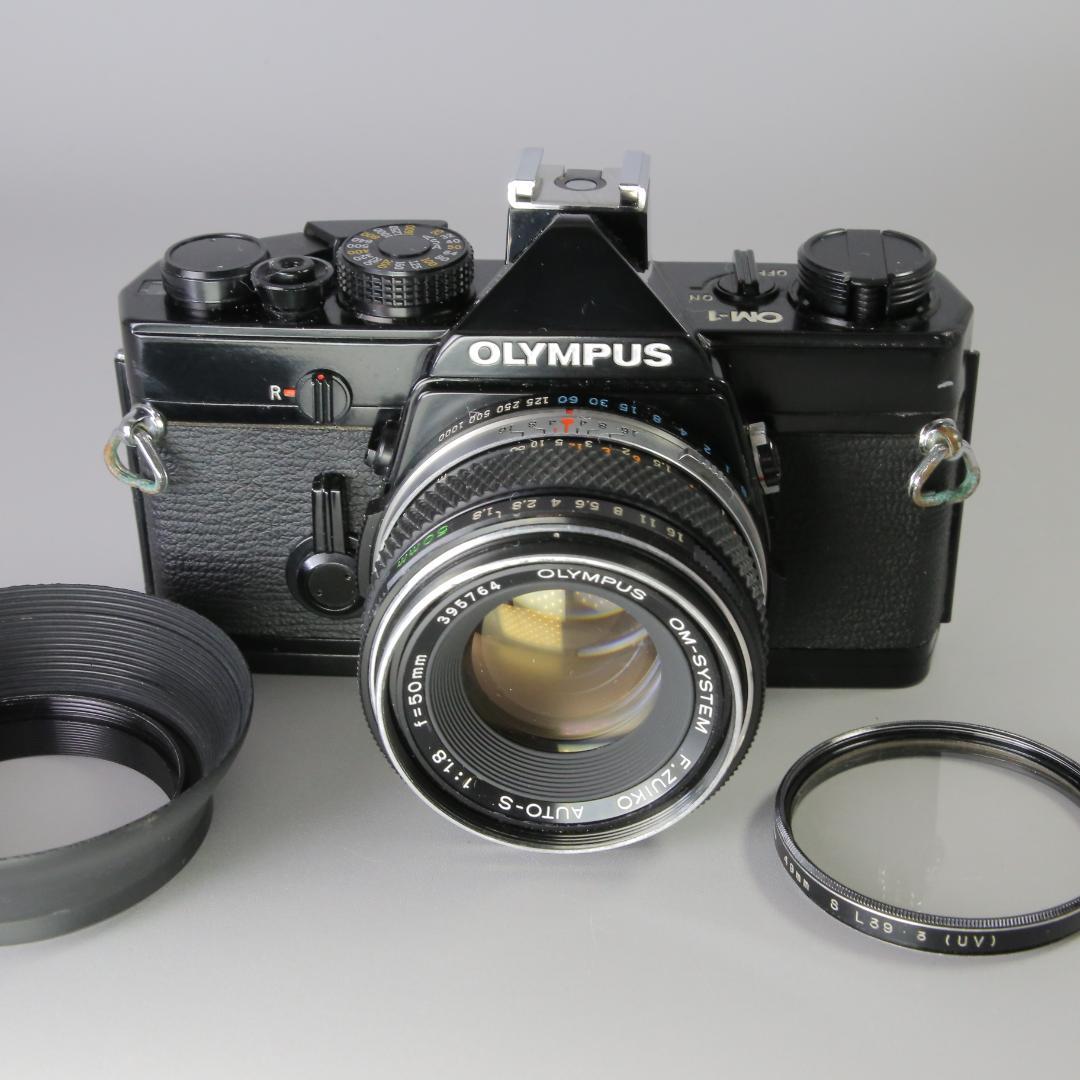 ☆完全動作☆オリンパス OM-1 ブラック 50mmF1.8＃168