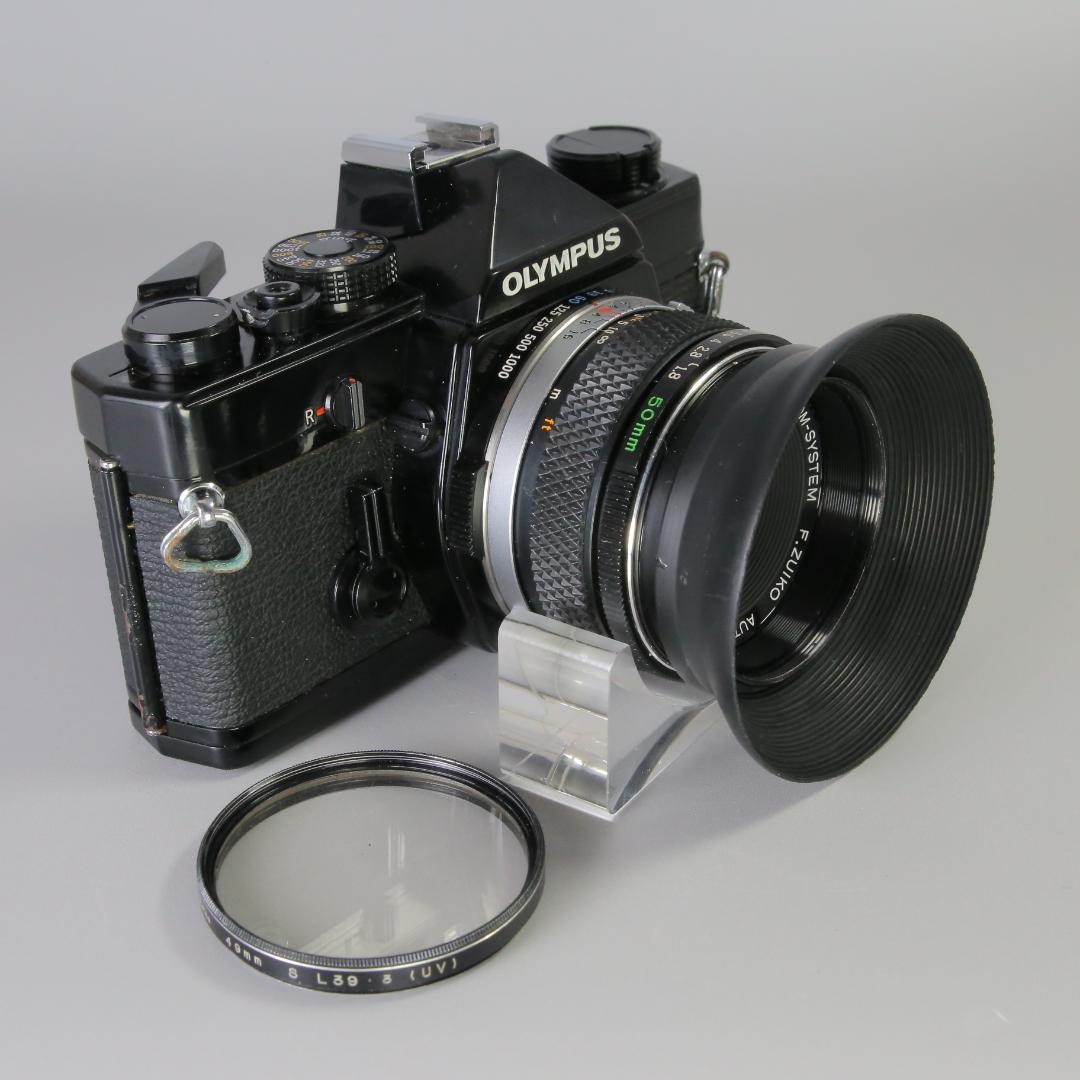 ☆完全動作☆オリンパス OM-1 ブラック 50mmF1.8＃168