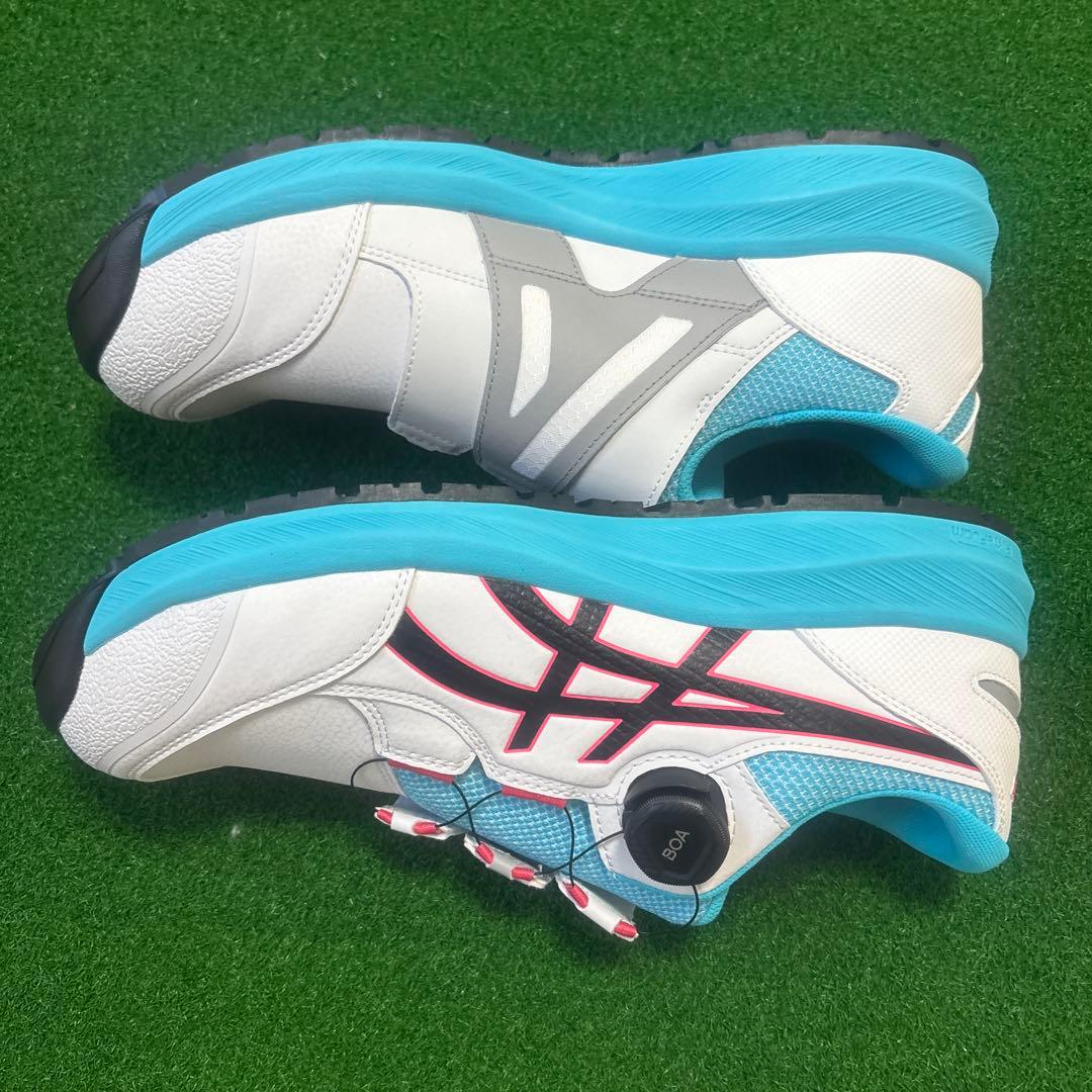 ASICS 安全靴 BOAクロージャー ホワイト/ブルー