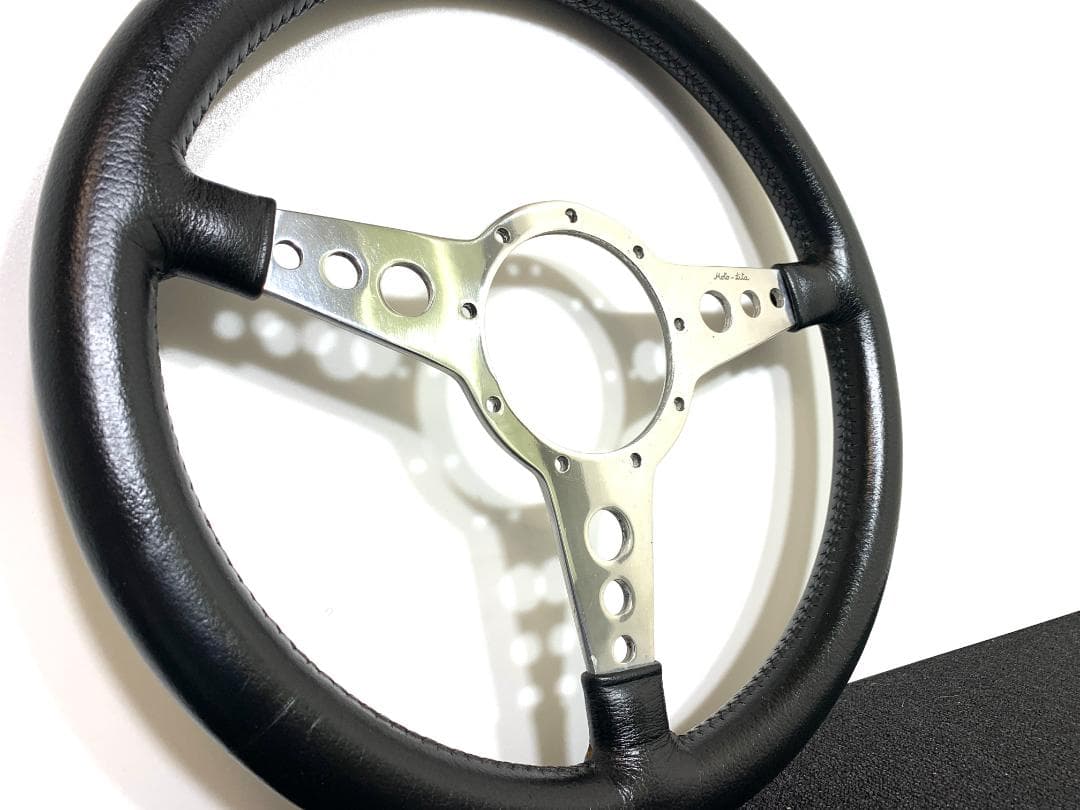 RKK モトリタ ブラック ステアリング 36.5パイ 美品 ミニ