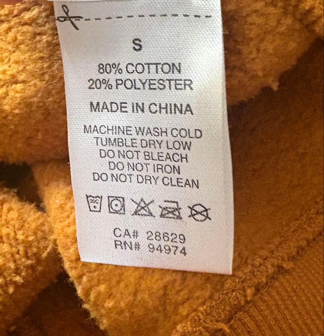 Stüssy Sロゴ　スウェット　肉厚