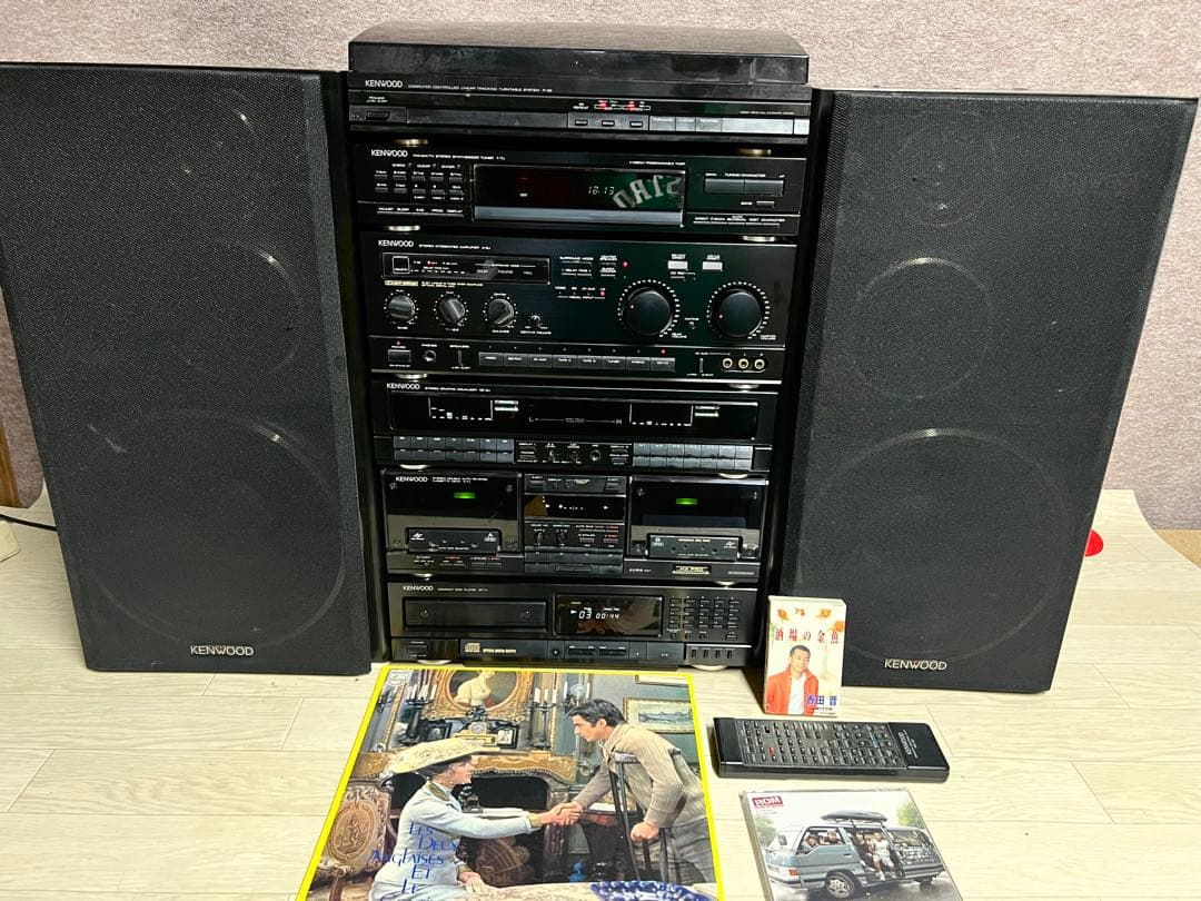 希少ケンウッドROXYシステムコンポA-5Jシリーズ5Jメンテナンス済み動作品