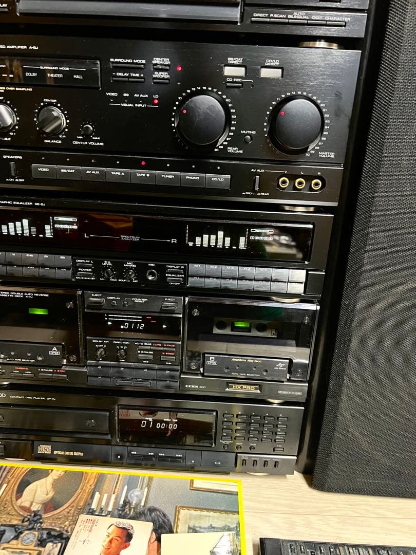 希少ケンウッドROXYシステムコンポA-5Jシリーズ5Jメンテナンス済み動作品