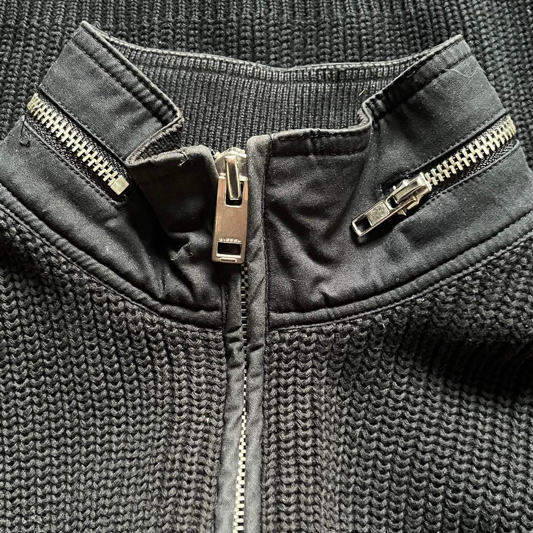 DIESEL ドライバーズジップニット　サイズ表記XL