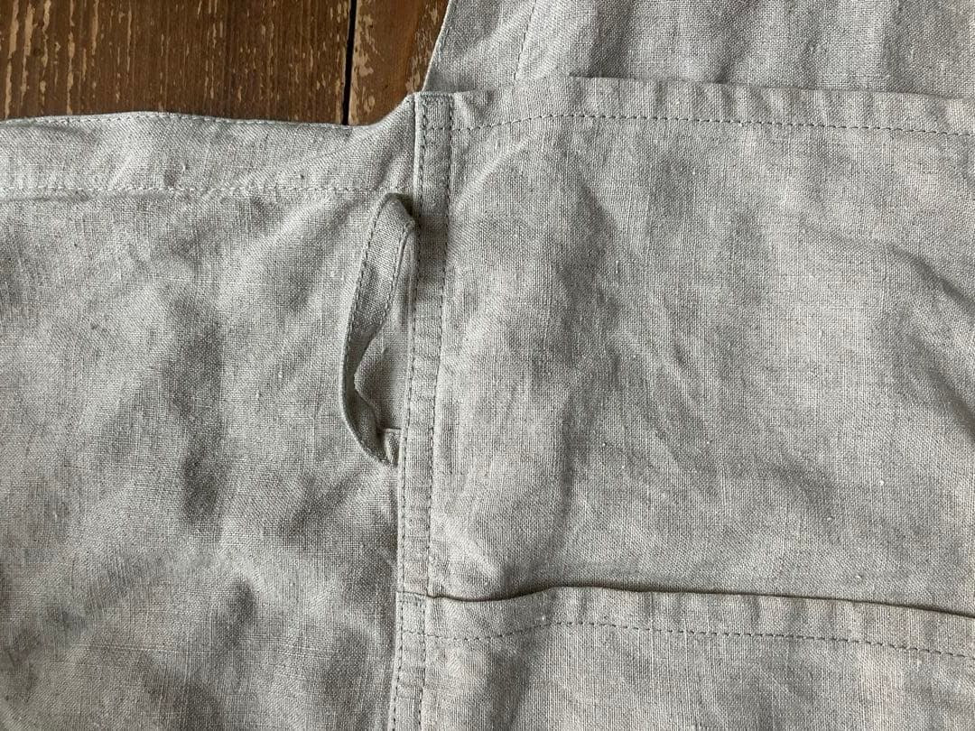 ARTS&SCIENCE アーツ&サイエンス エプロン ベージュ 生成り 9