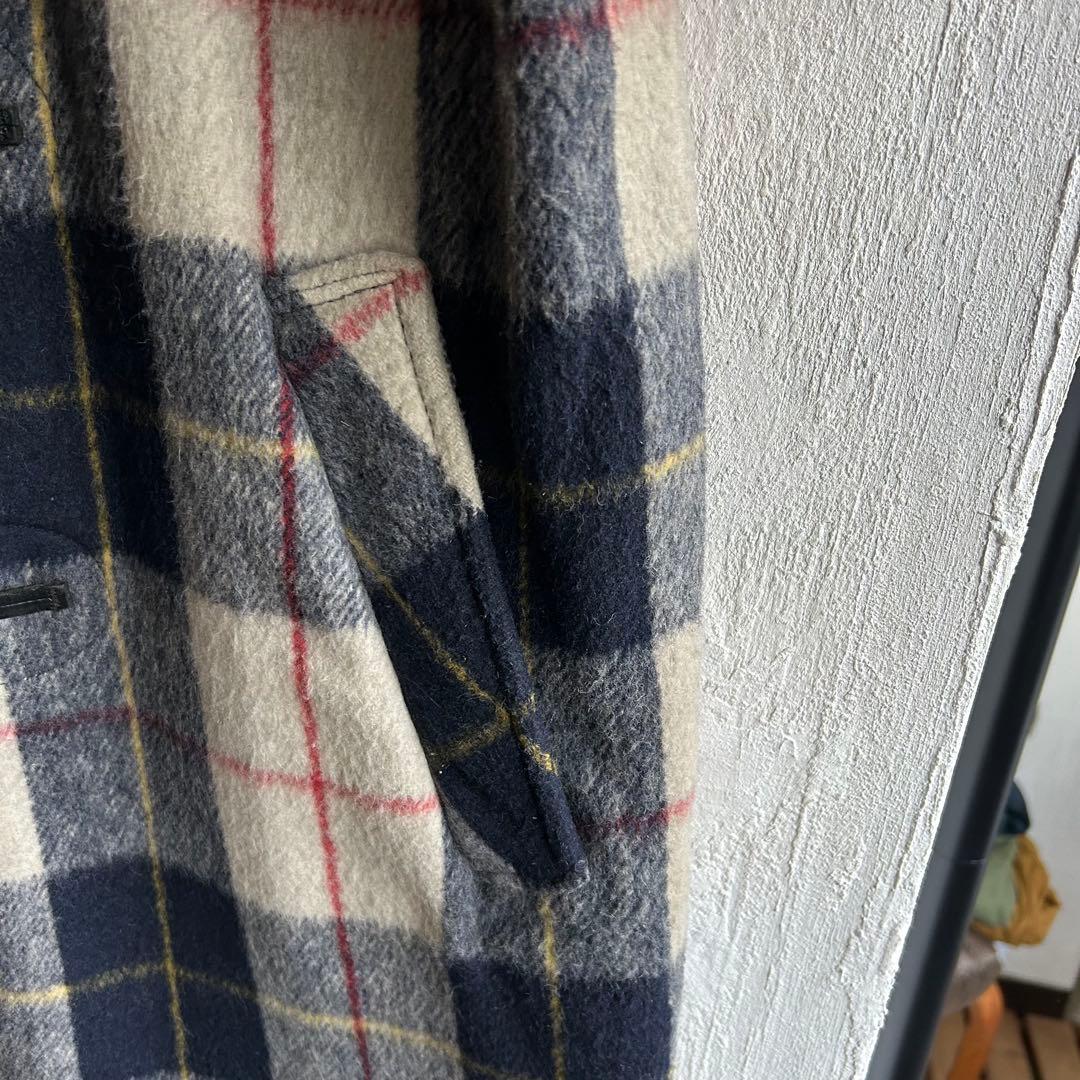 70S イングランド製 gloverall tartaneer ダッフルコート
