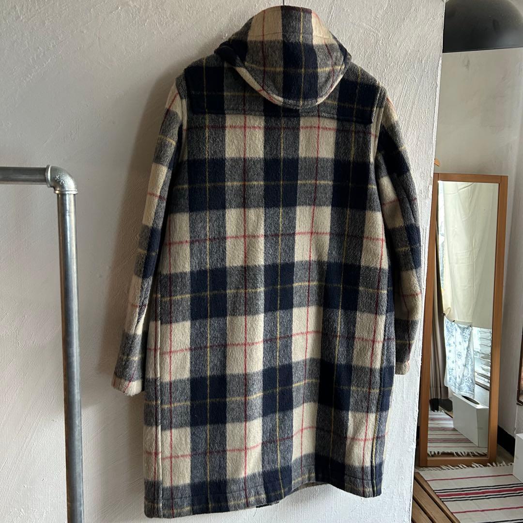 70S イングランド製 gloverall tartaneer ダッフルコート