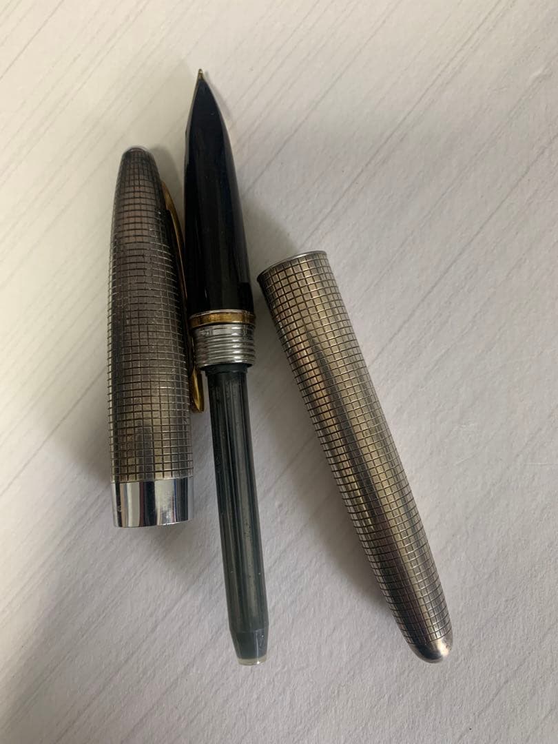 PILOT Elite シルバー 万年筆 18Kペン先