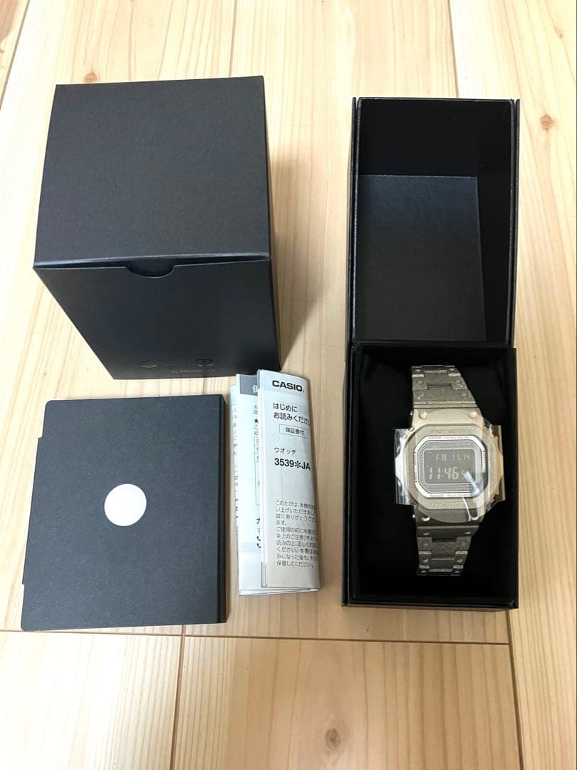 シ*シ様 G-SHOCK GMW-B5000PS-1JR メンズ シルバー　ジー