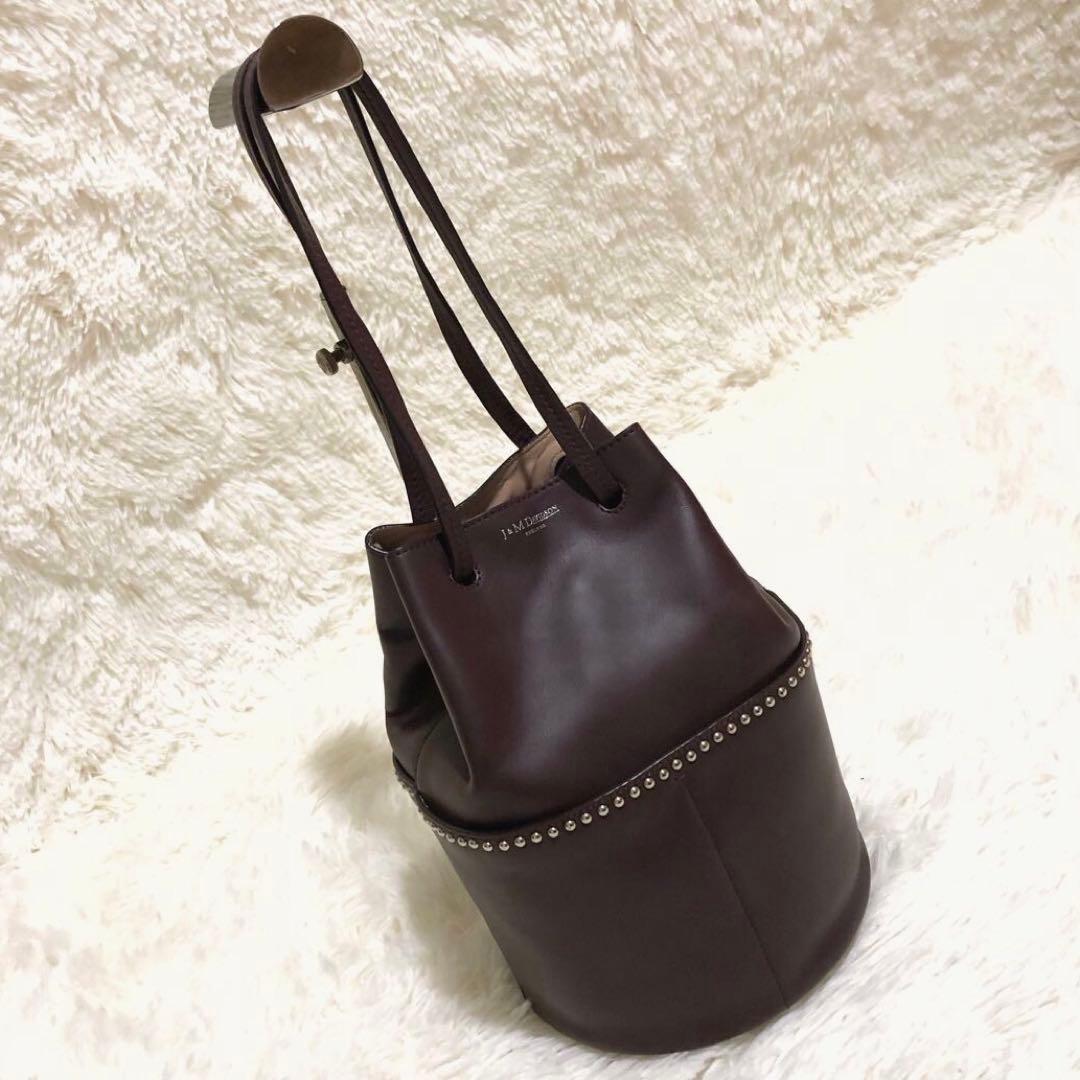新品同様✨J&Mデヴィッドソン デイジーウィズスタッズ　レザー　ハンドバッグ