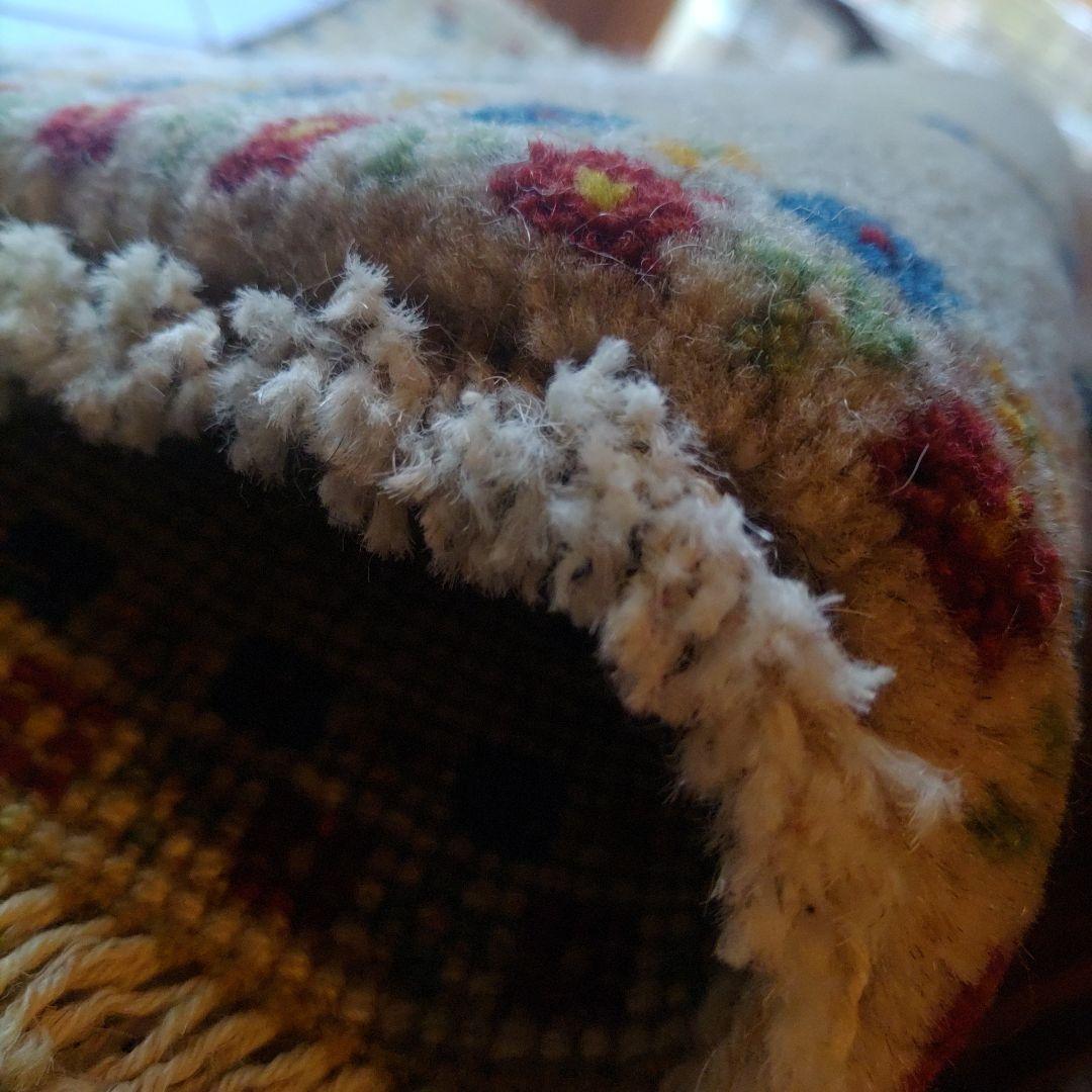 イラン シラーズ 手織り 草木染 座布団ギャッベ チェアマット