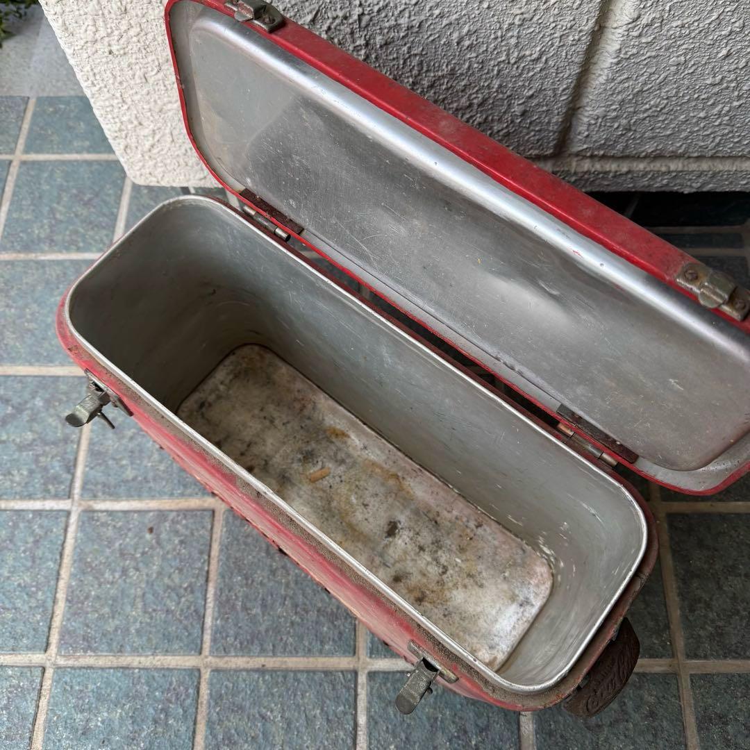 週末お値下げ Coca-Cola 赤い金属製クーラー