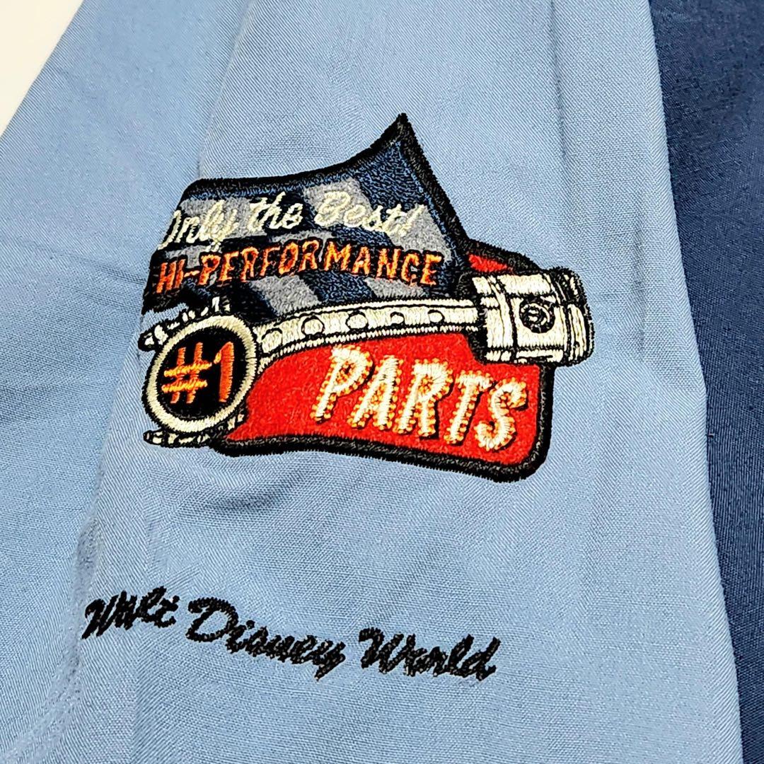 DISNEY ディズニー ヴィンテージ ボーリングシャツ PETE ピート 刺繍