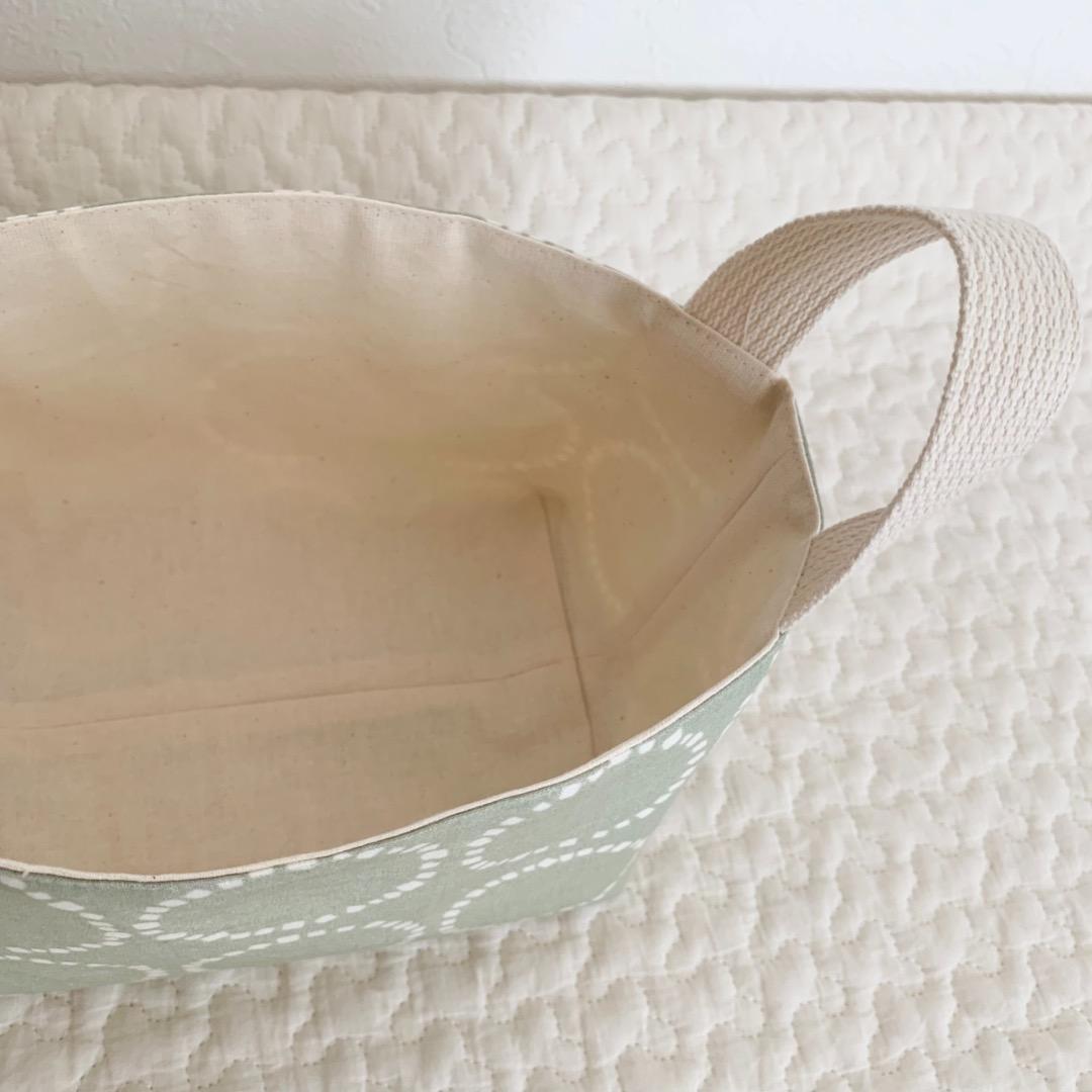 ファブリックバスケット*handmade*