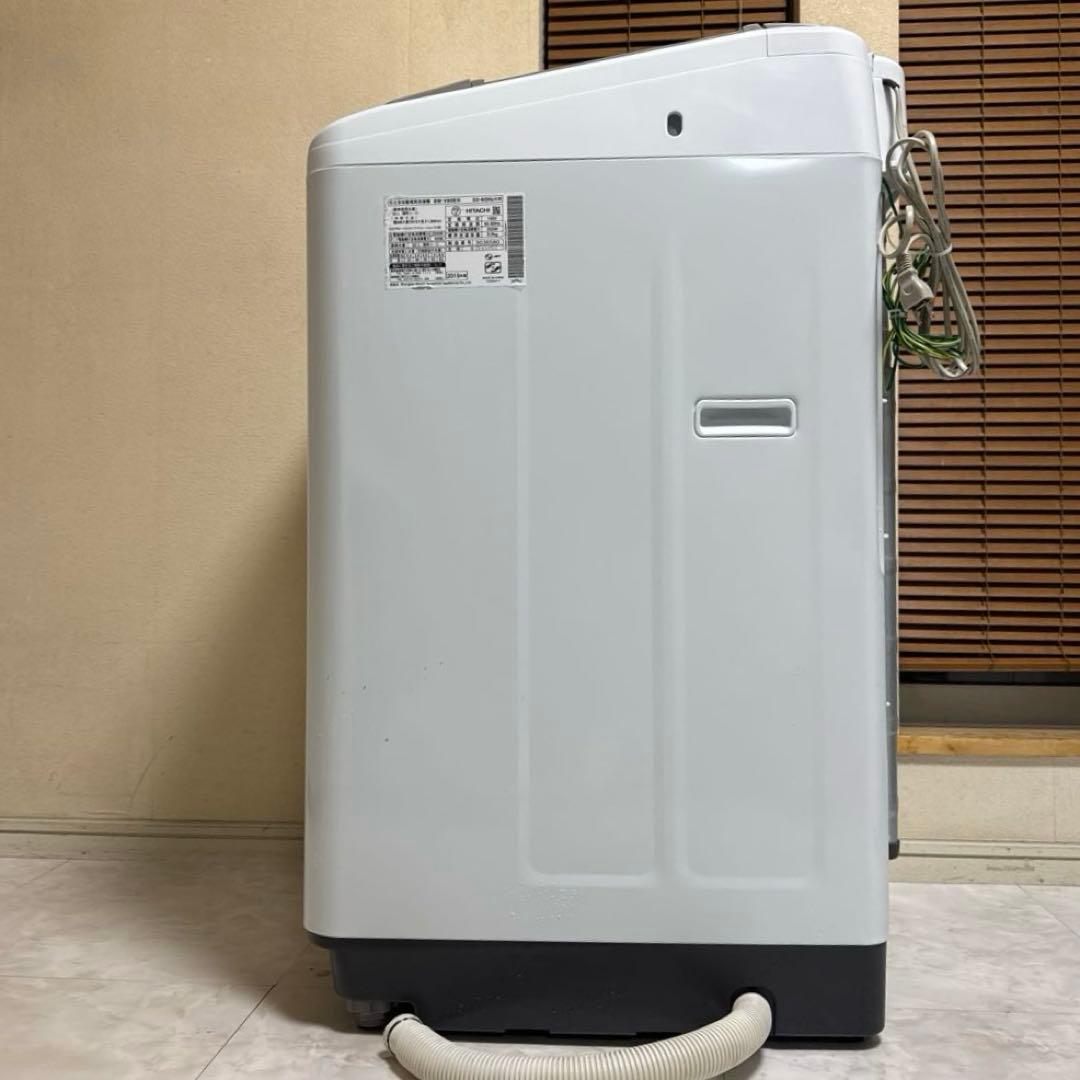 HITACHI 2019年製 BEAT WASH 洗濯機 8kgシャンパン