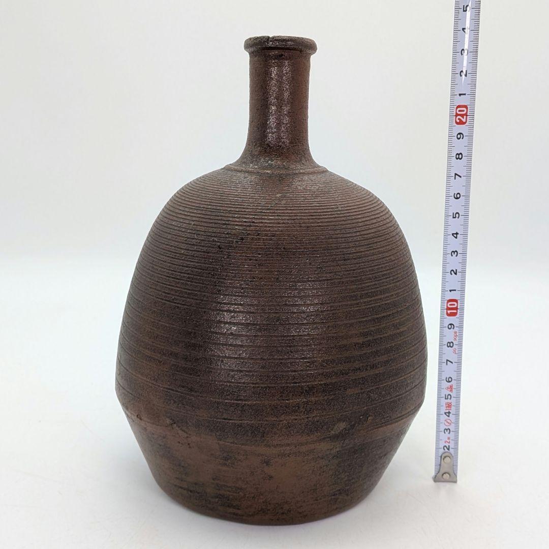 江戸末期 古備前 徳利 平八郎（木村泰武）の作 とっくり 花生 花瓶 備前焼