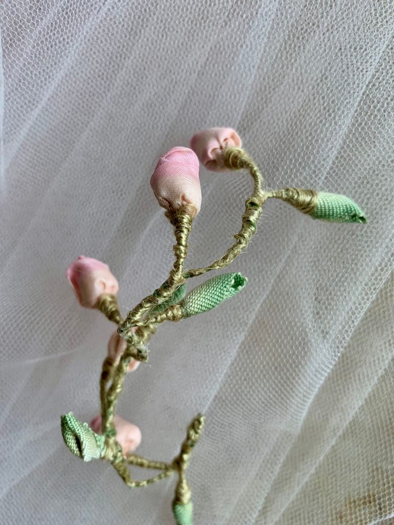 ドイツビンテージトゥシューズ※フランスアンティークシルクリボンロココ＆チュチュ