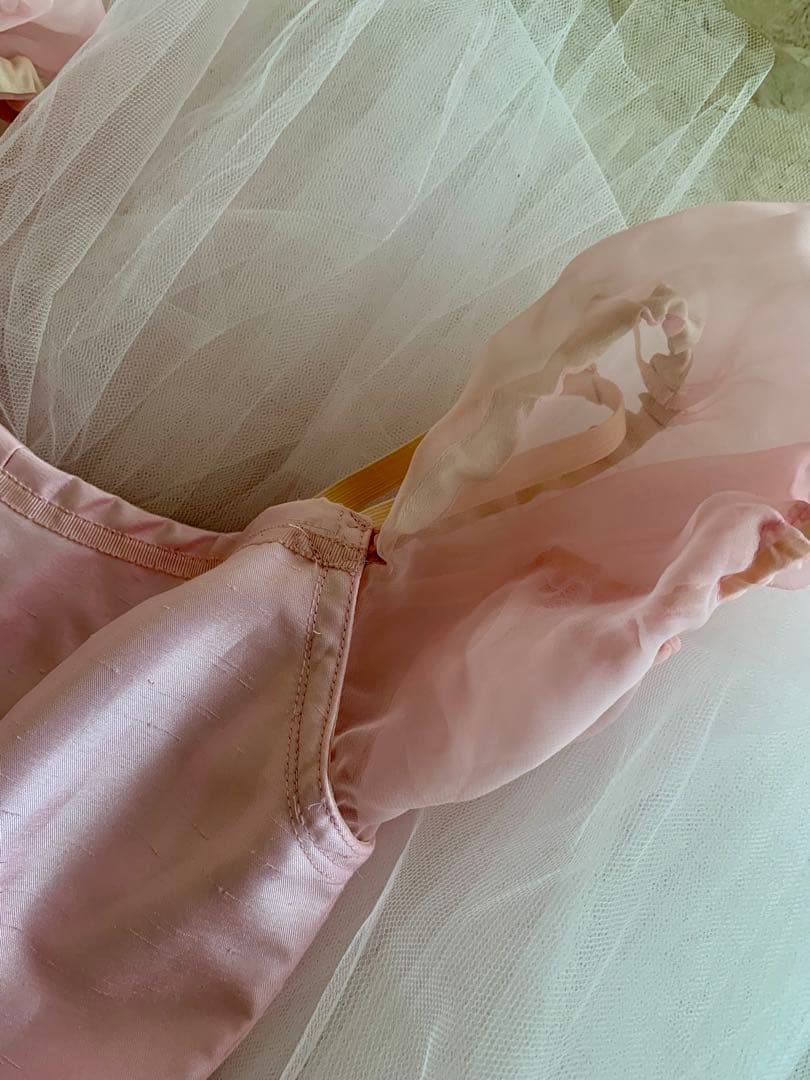 ドイツビンテージトゥシューズ※フランスアンティークシルクリボンロココ＆チュチュ