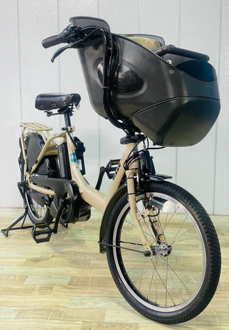 3069ブリヂストン１２.3アンペア3人乗り対応子供乗せ　電動アシスト自転車