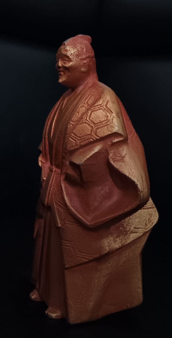 【超希少・署名入り】 sotaro saegusa 作 人物像 銅像風置物 ペア