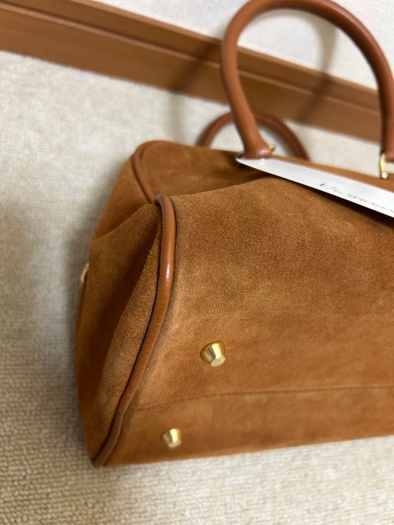 AULENTTI オウレンティ スエードボストンバッグ　スピックアンドスパン