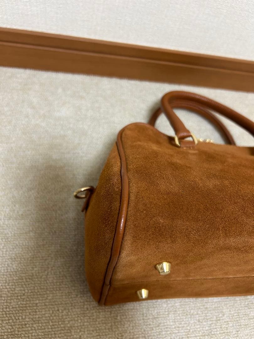 AULENTTI オウレンティ スエードボストンバッグ　スピックアンドスパン