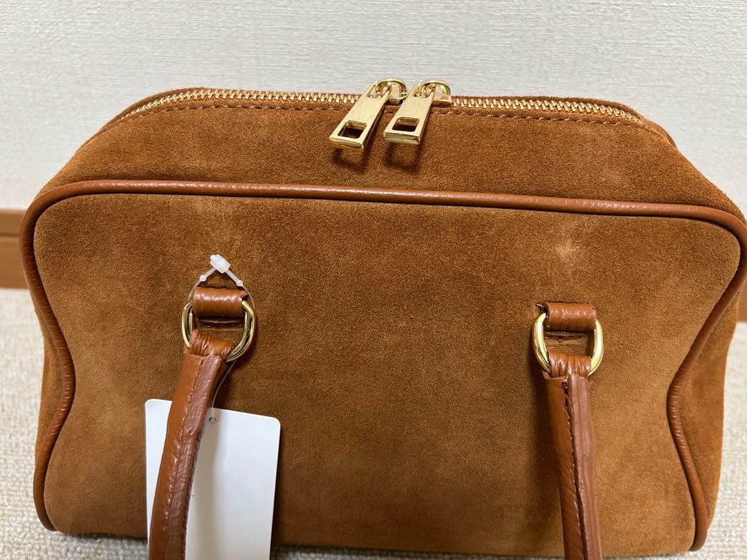 AULENTTI オウレンティ スエードボストンバッグ　スピックアンドスパン