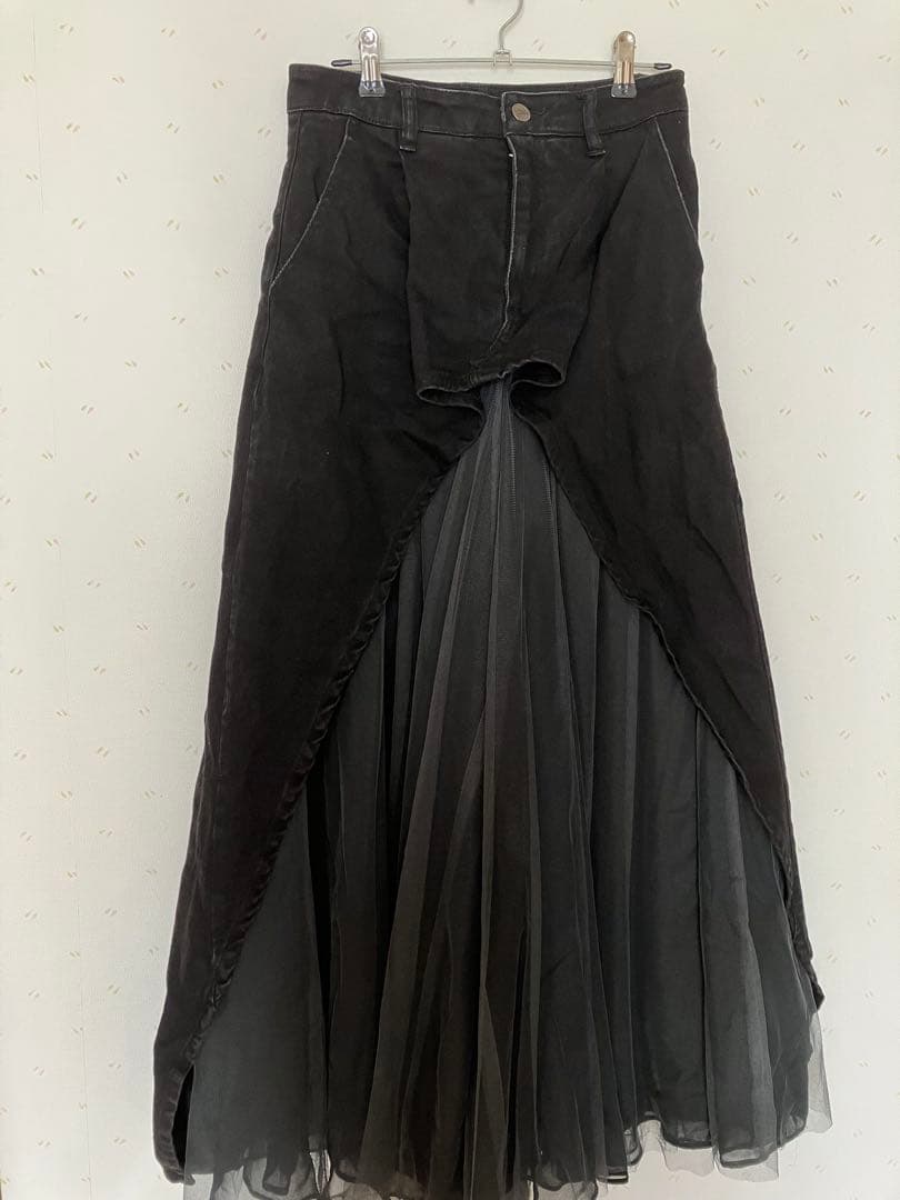 いつき様向け【LA BELLE ETUDE】デニム×チュールシフォンワイドパンツ