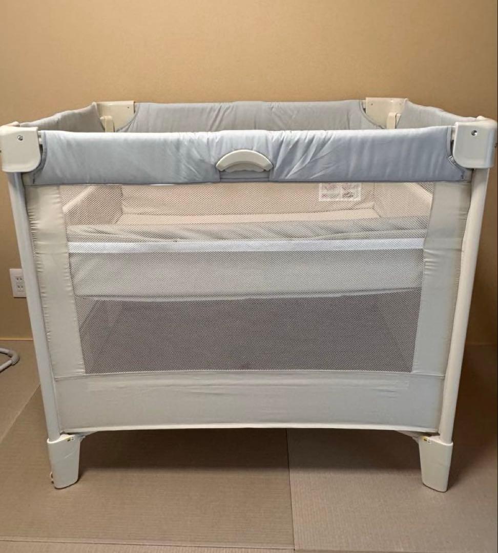 【美品】Aprica ココネルエアーAB ホワイトグレー