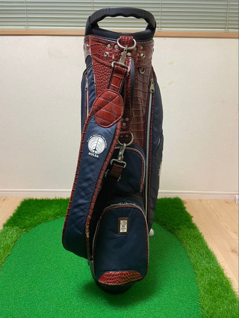 BOLSA ゴルフバッグ・キャディバッグ ネイビー