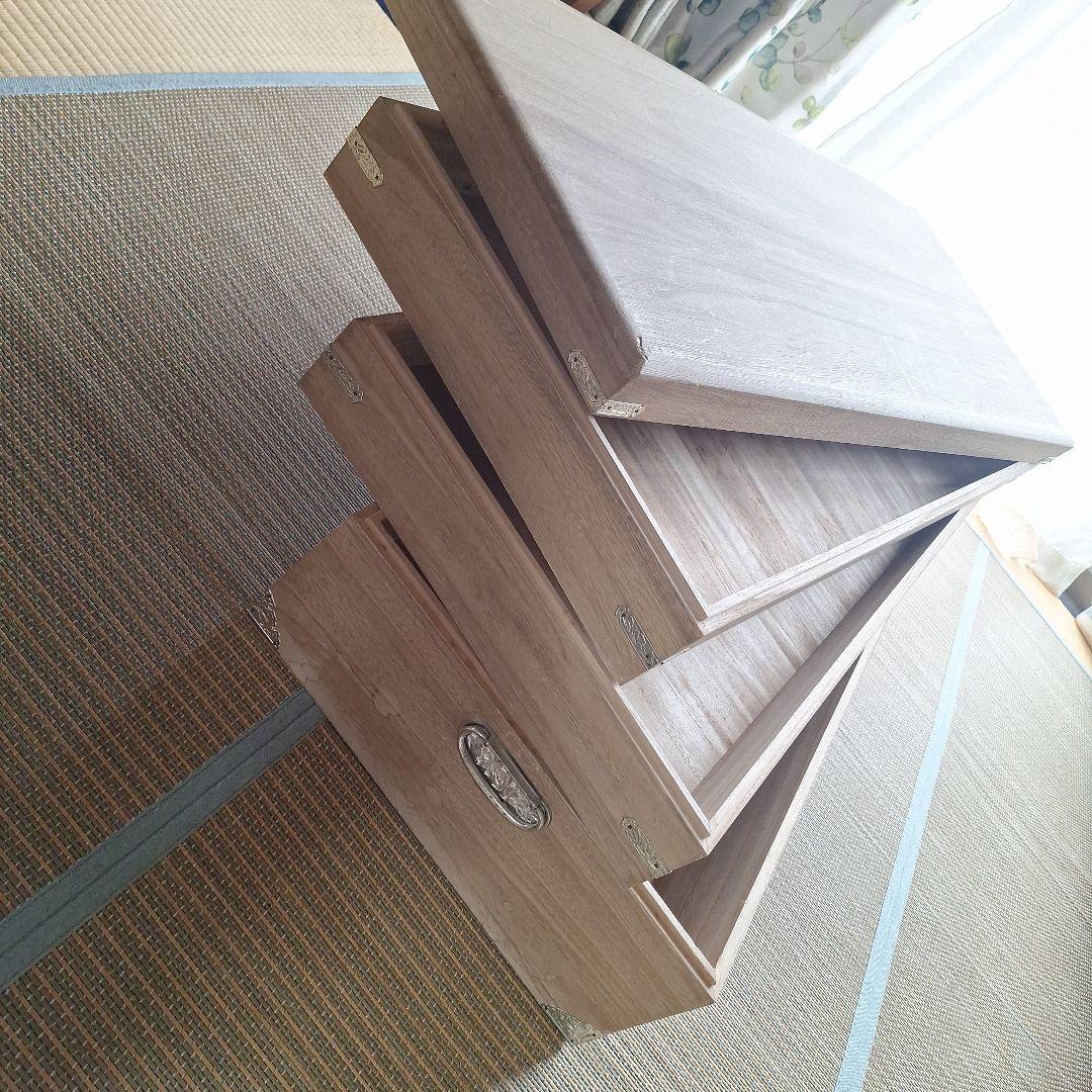 桐 トランク 木製衣類収納ケース