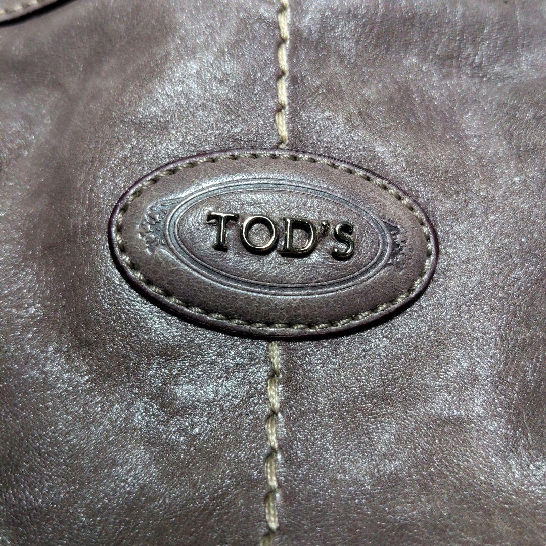 ci28. TOD'S 2way ショルダーバッグ 牛革
