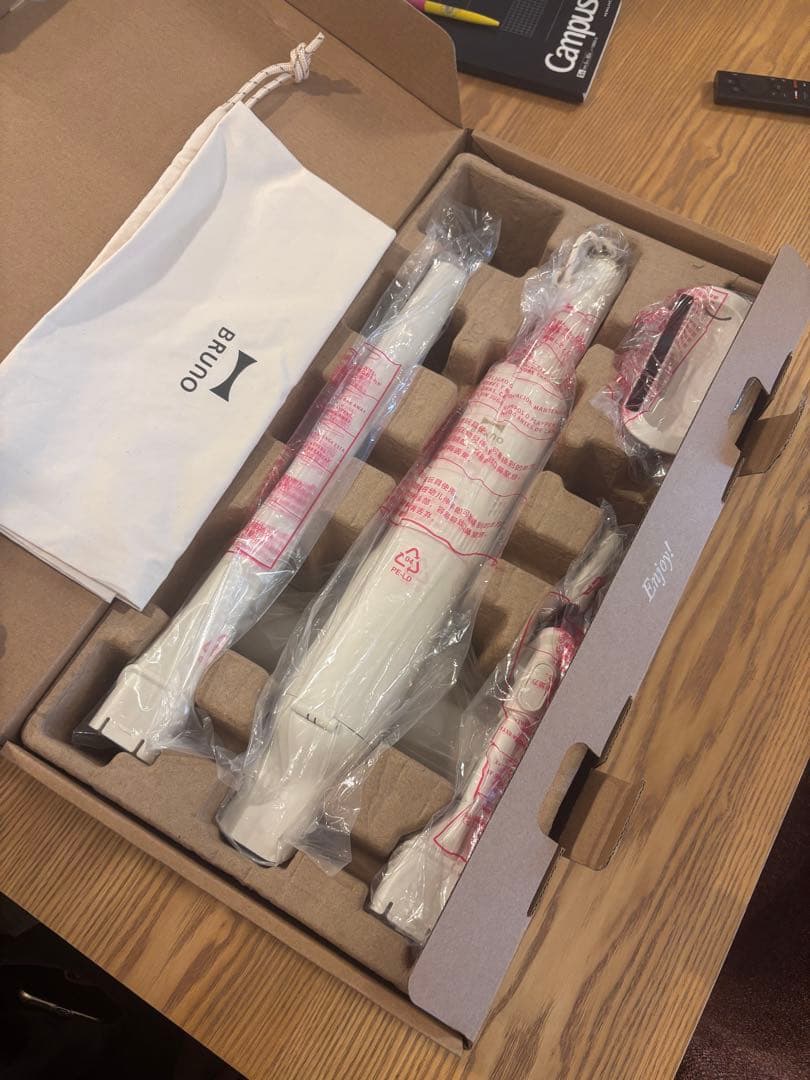 【箱付】BRUNO スリム2WAYスティッククリーナー　BOE124-IV