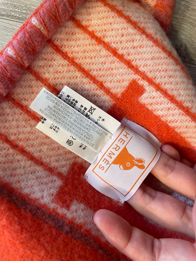 HERMES ブランケット