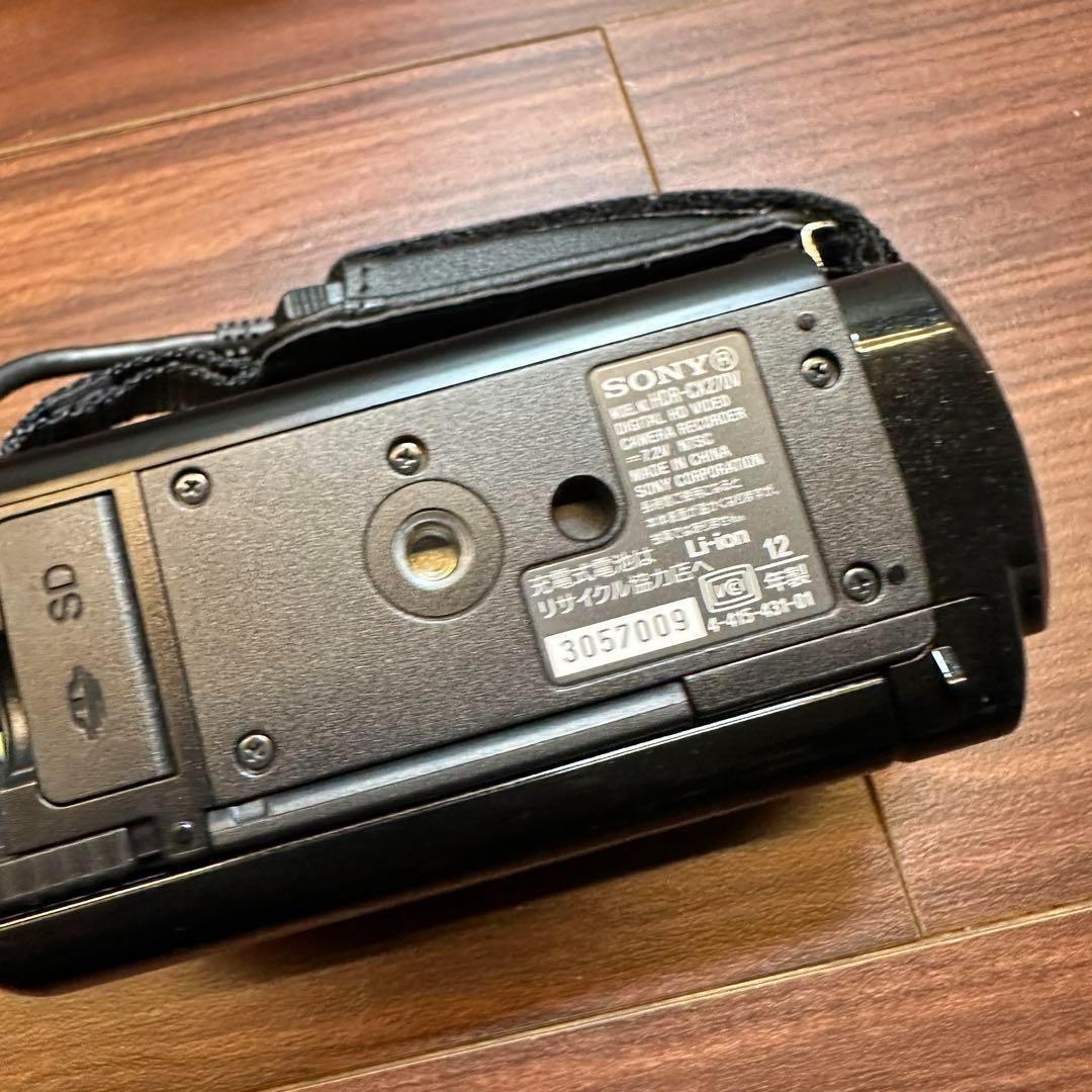 SONY HDR-CX270V(W) ビデオカメラ 2778