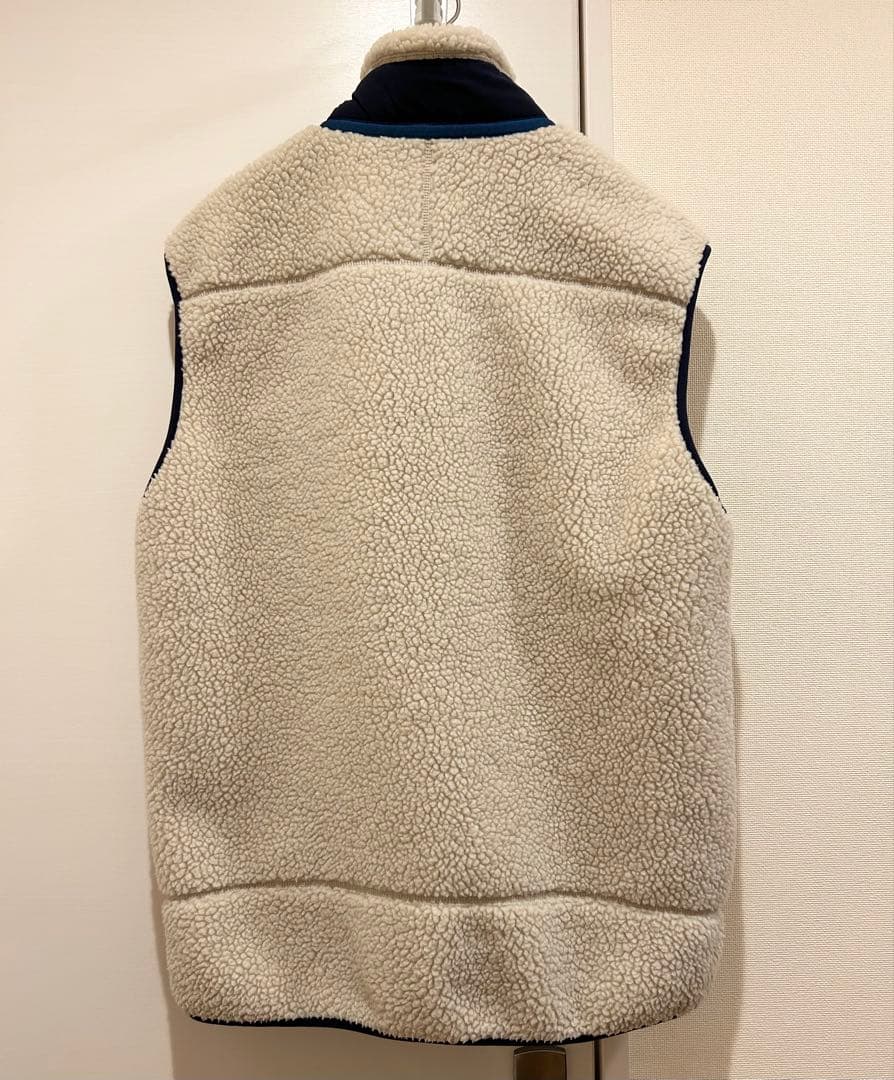 美品 パタゴニア レトロX フリース ベスト ナチュラル ホワイト L サイズ