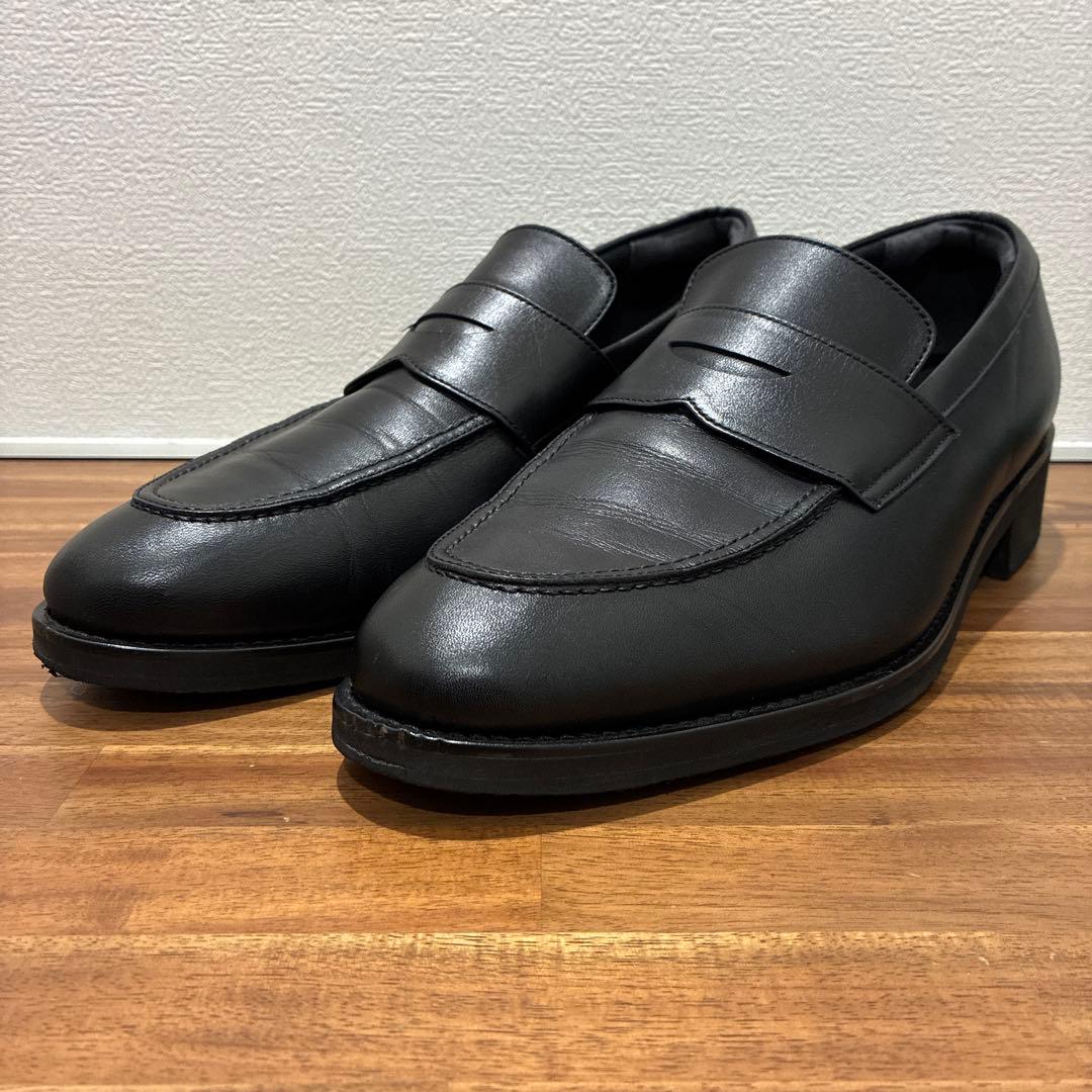 UNITED TOKYO ブラック 「いつでもレザーローファー」美品