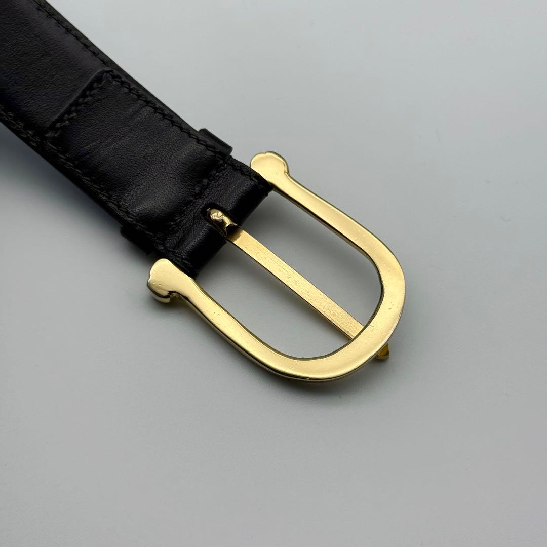 ✨美品✨セリーヌ ベルト 馬車金具 ゴールド金具 表記サイズ 65 レディース