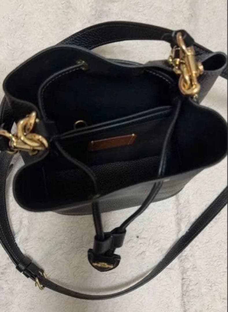 コーチ アウトレット ローアンバケットバッグ 黒ブラック