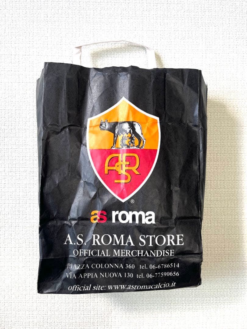 【新品未使用】【ローマで 購入】2000-2001年 AS Roma アウェイ