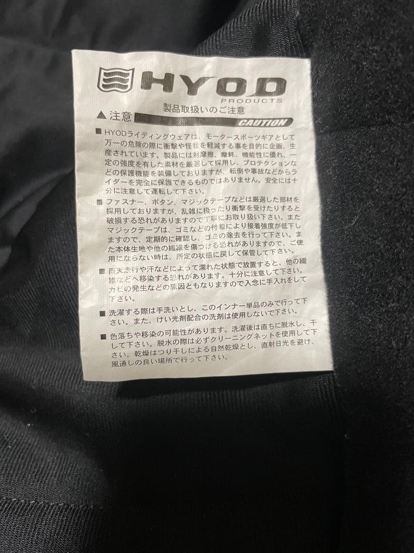 HYOD ヒョウドウ　hyod ウィンタージャケット M ブラック