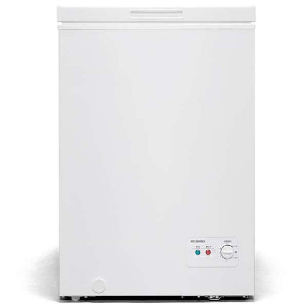 新品 IRIS OHYAMA 上開き冷凍庫 ICSD-10B-W 100L