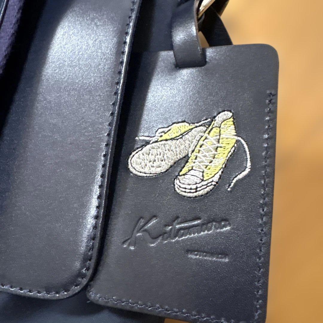 高田純次プロデュースキタムラお散歩バック2nd ダークブルー　美品