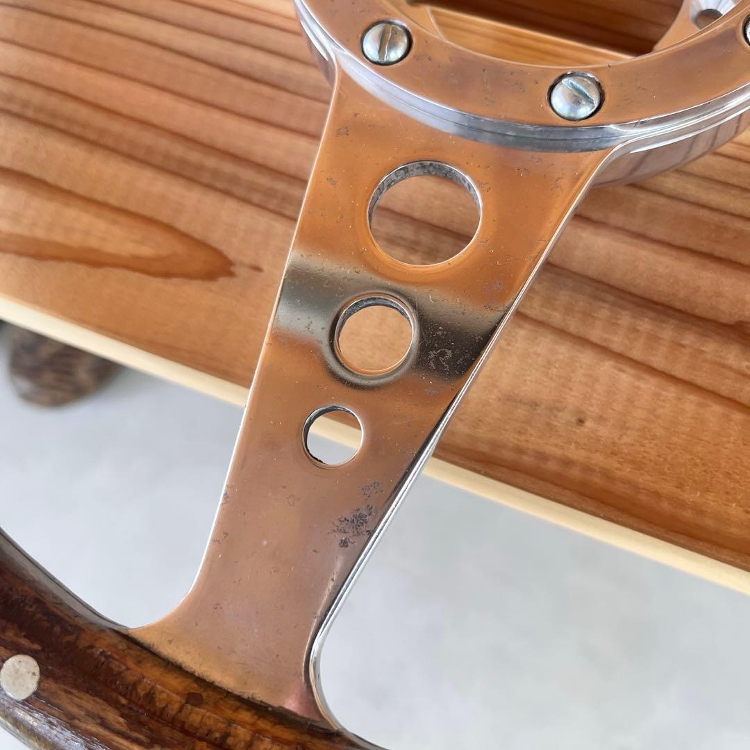 Moto-Lita ウッド ステアリング ⭐︎変換アダプター付き