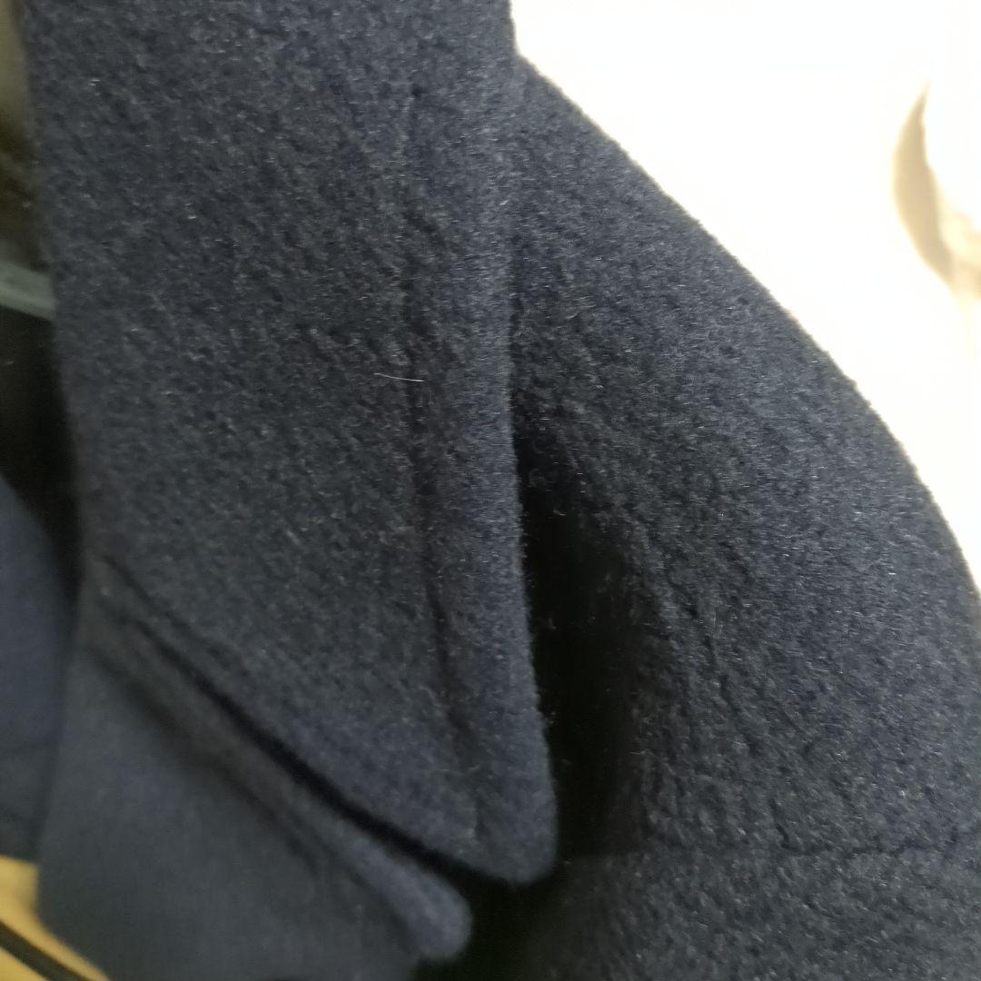 アンゴラ50%　Lサイズ アクアスキュータムロンドンPコート黒　日本製