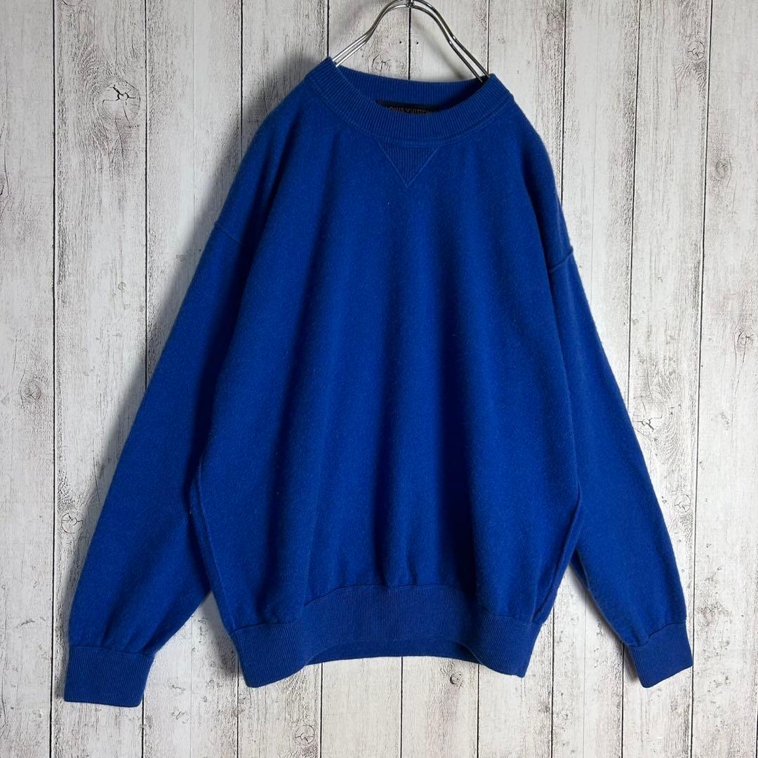 5957【人気デザイン・美品】ルイヴィトン‪☆インサイドアウトロゴ入りニット