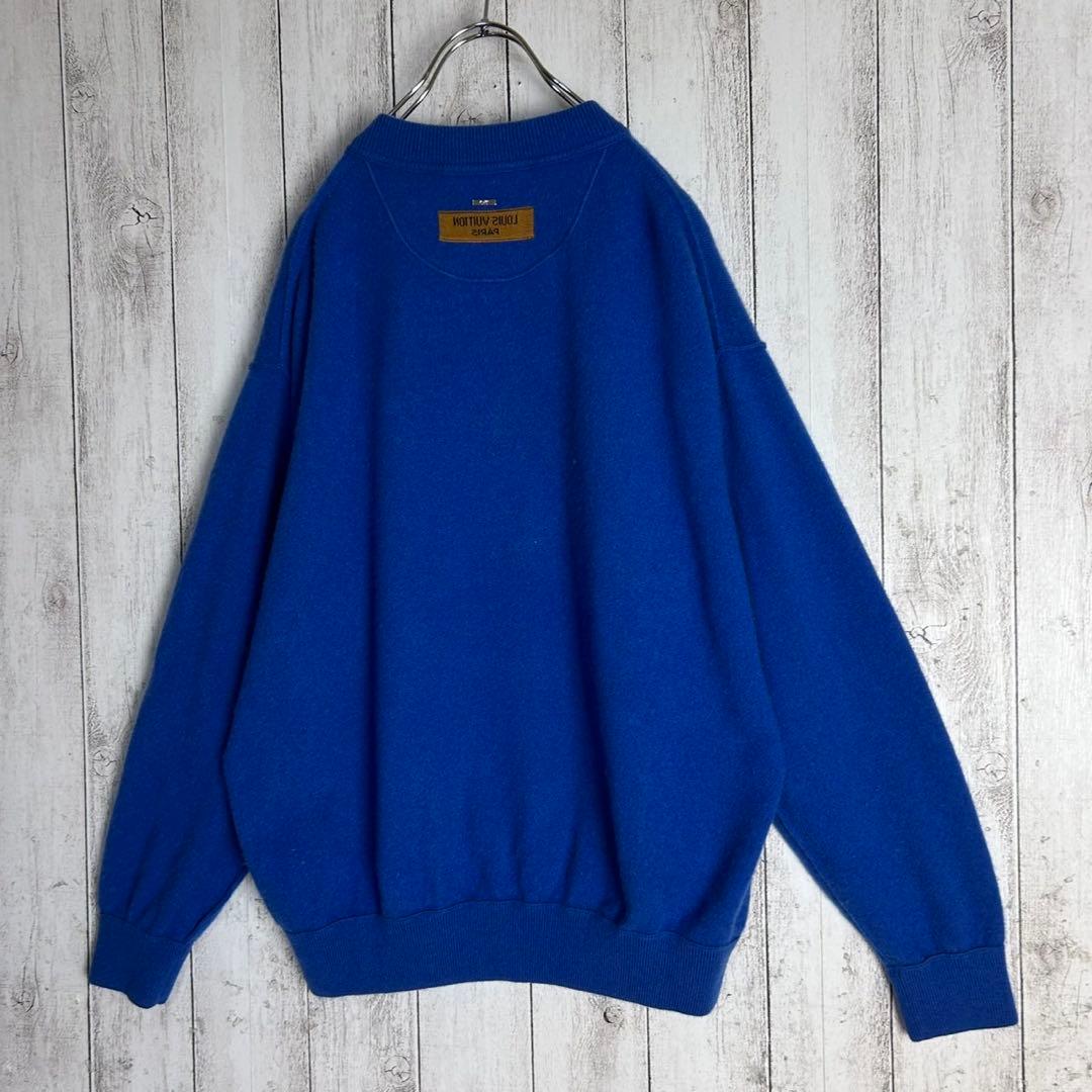 5957【人気デザイン・美品】ルイヴィトン‪☆インサイドアウトロゴ入りニット