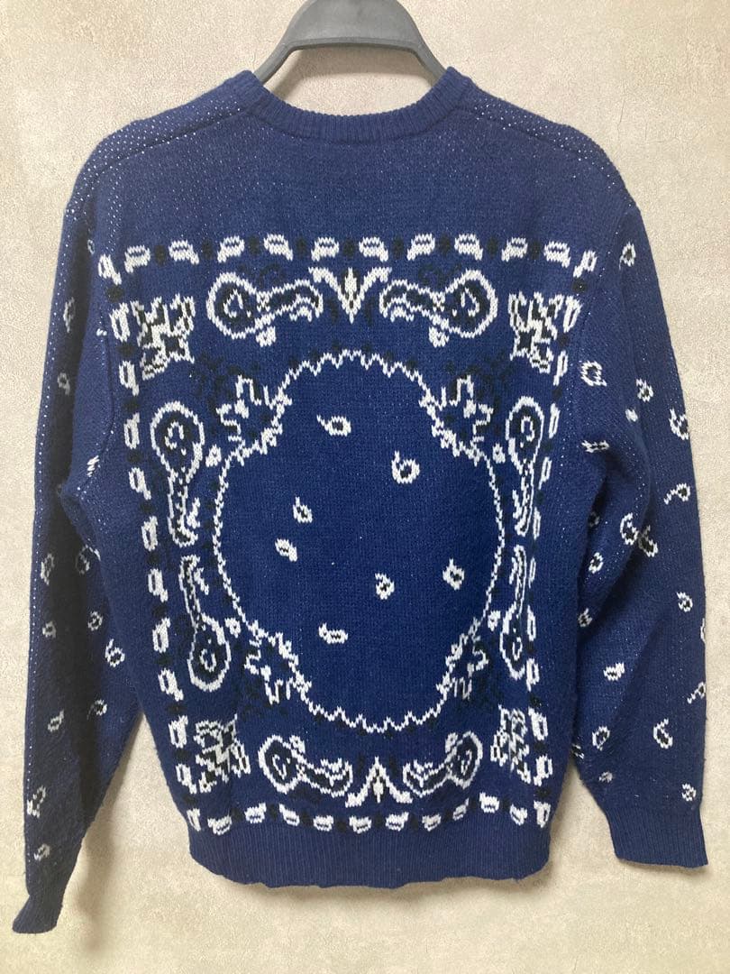 supreme 18ss Bandana sweater 美中古
