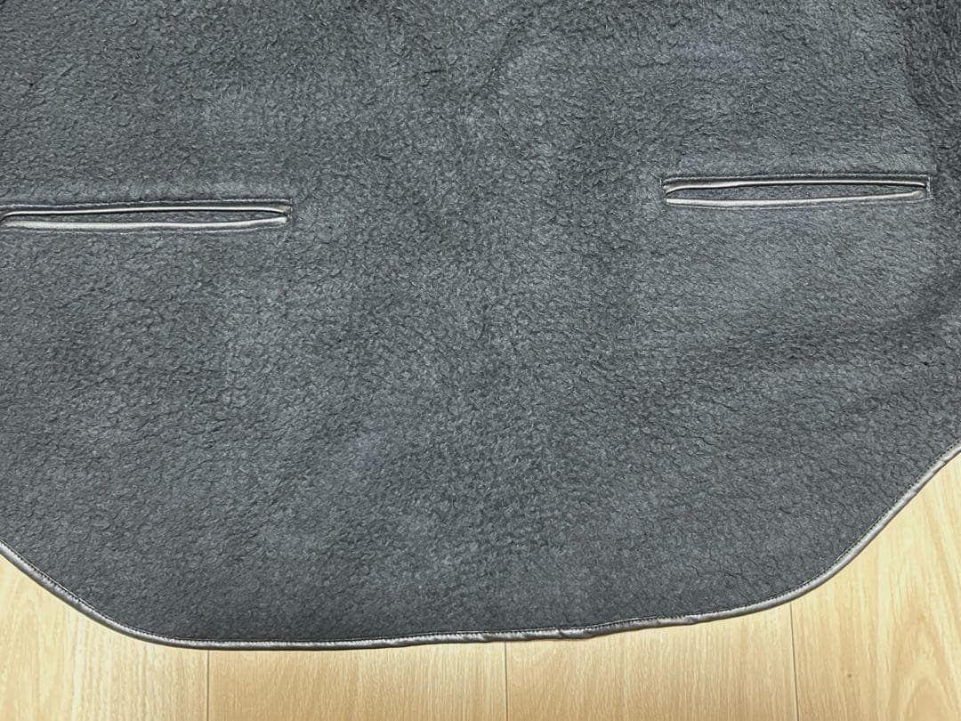 ほぼ新品　ヤクコフリース ハーフZIPフルオーバー ブラック M