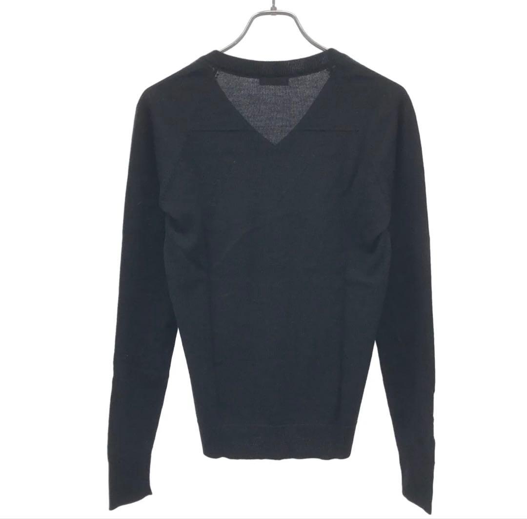 Dior homme 2005AW 爪痕 Vネック ダメージニット セーター